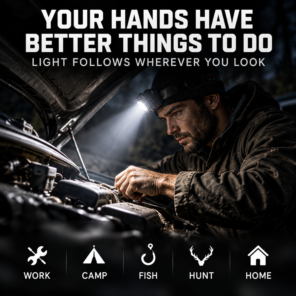 IronBeam™ 2300L Tactical Headlamp
