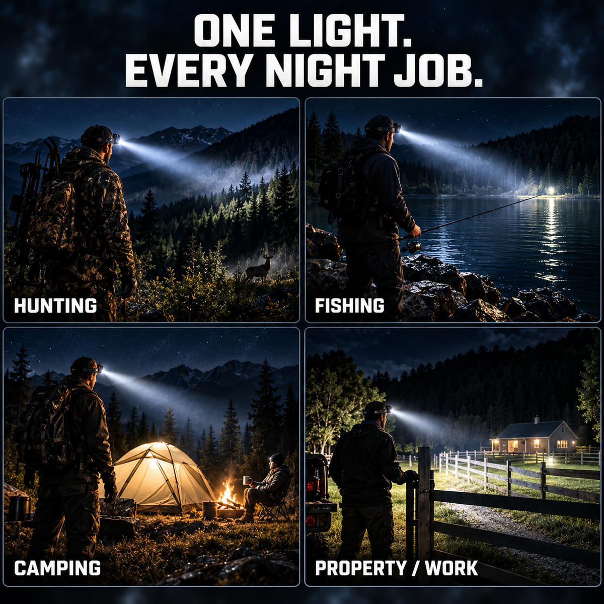 IronBeam™ 2300L Tactical Headlamp