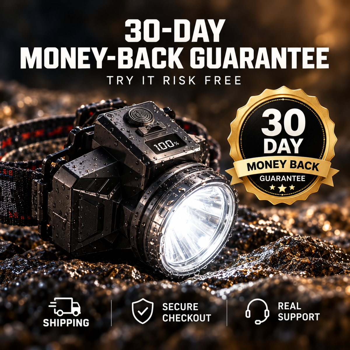 IronBeam™ 2300L Tactical Headlamp
