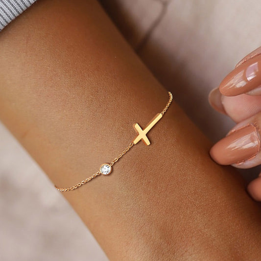 FaithTuvica Blessing Cross Bracelet